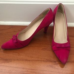 Peter Kaiser Pink Suede Heels